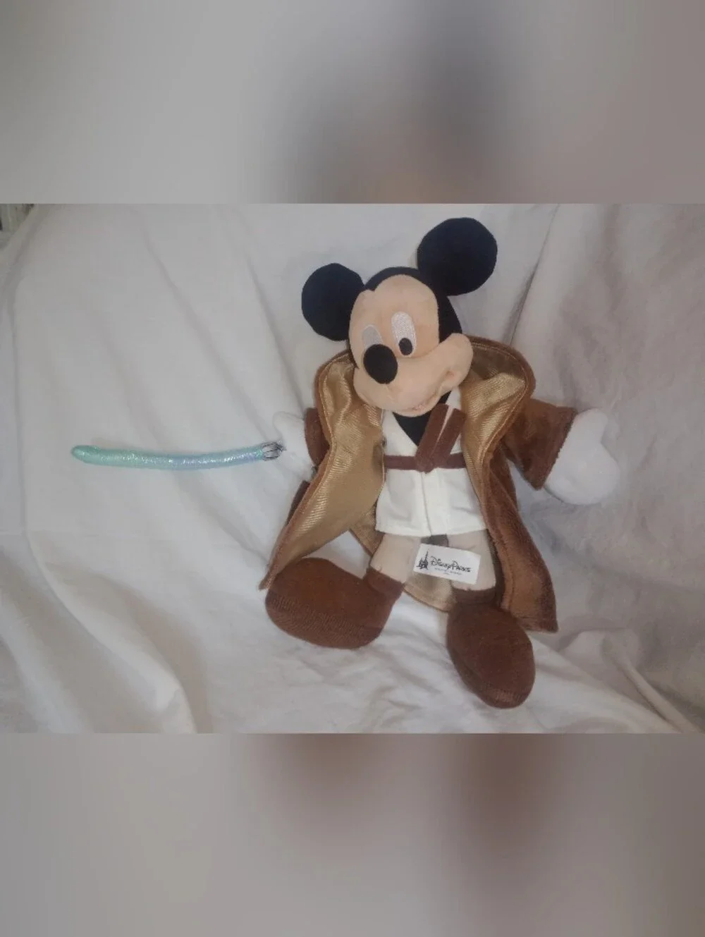 Disney Parks Mickey Mouse Luke Skywalker Plush Stuffed Animal Toy 12
